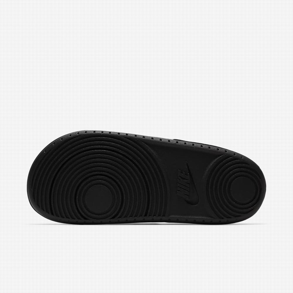 Nike Offcourt (MLB San Francisco Giants) Férfi Papucs Fekete Narancssárga Fekete Sötétszürke | NI8347-D95