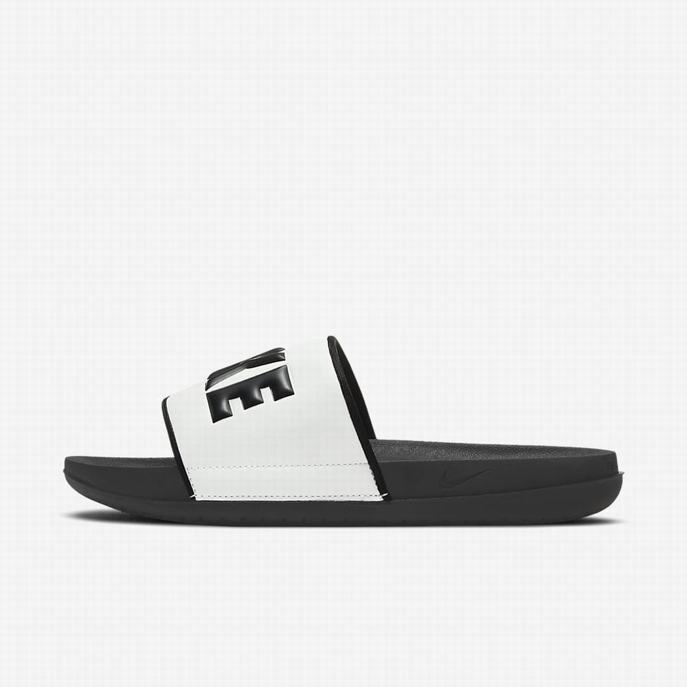 Nike Offcourt Női Papucs Fekete Fehér Fekete | NI5208-Z87