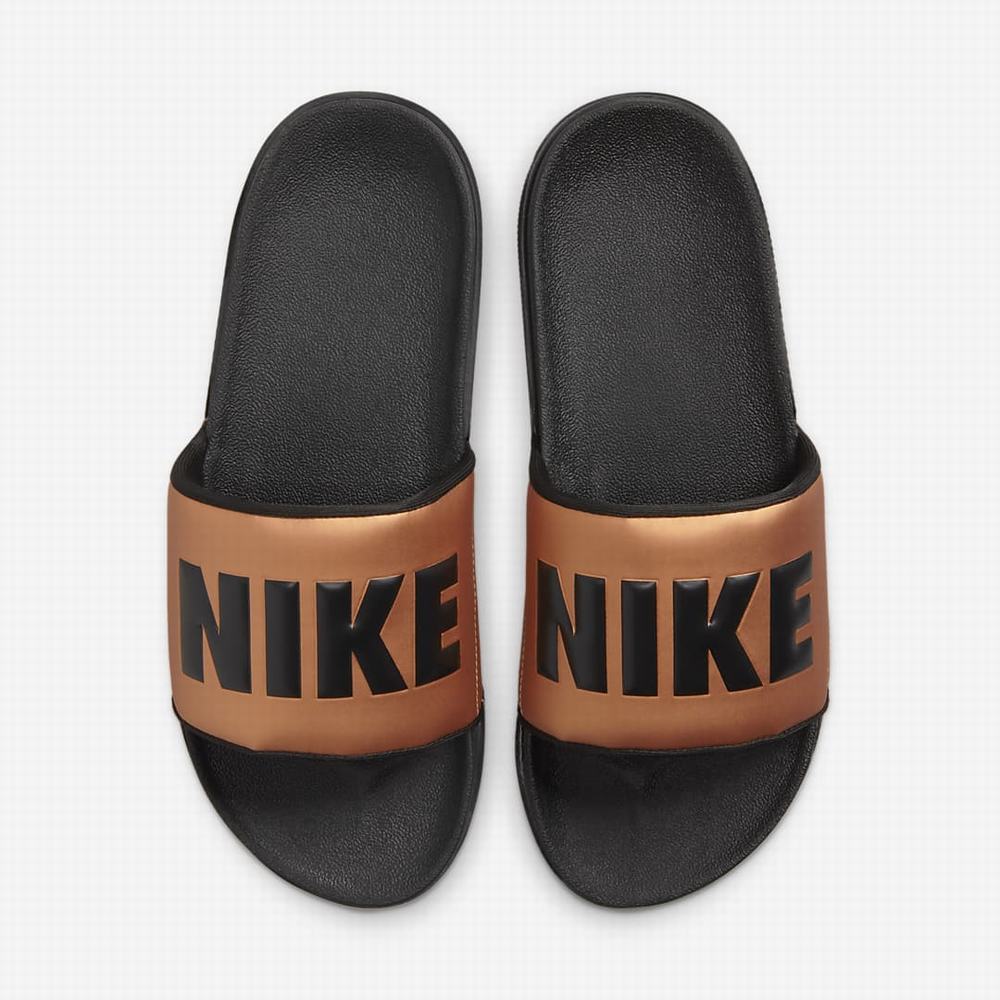 Nike Offcourt Női Papucs Metal Réz Fekete | NI1543-Y24