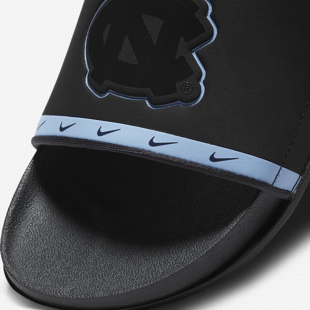 Nike Offcourt (UNC) Férfi Papucs Fekete Kék Sötétkék Sötétszürke | NI2651-R60