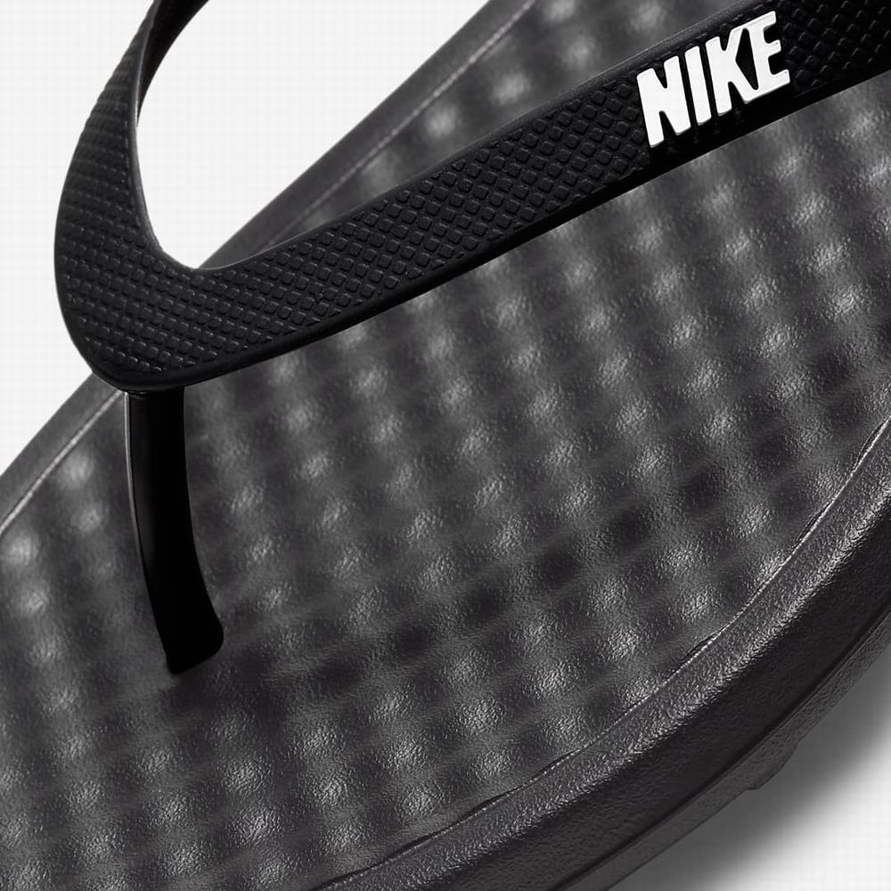 Nike On Deck Férfi Papucs Fekete Fehér | NI9486-L40
