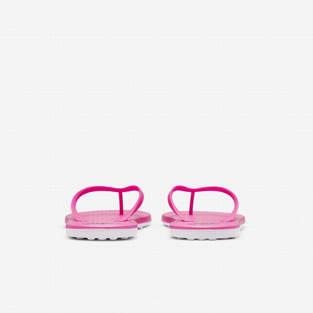 Nike On Deck Női Papucs Rózsaszín Fehér Fekete | NI3125-G06
