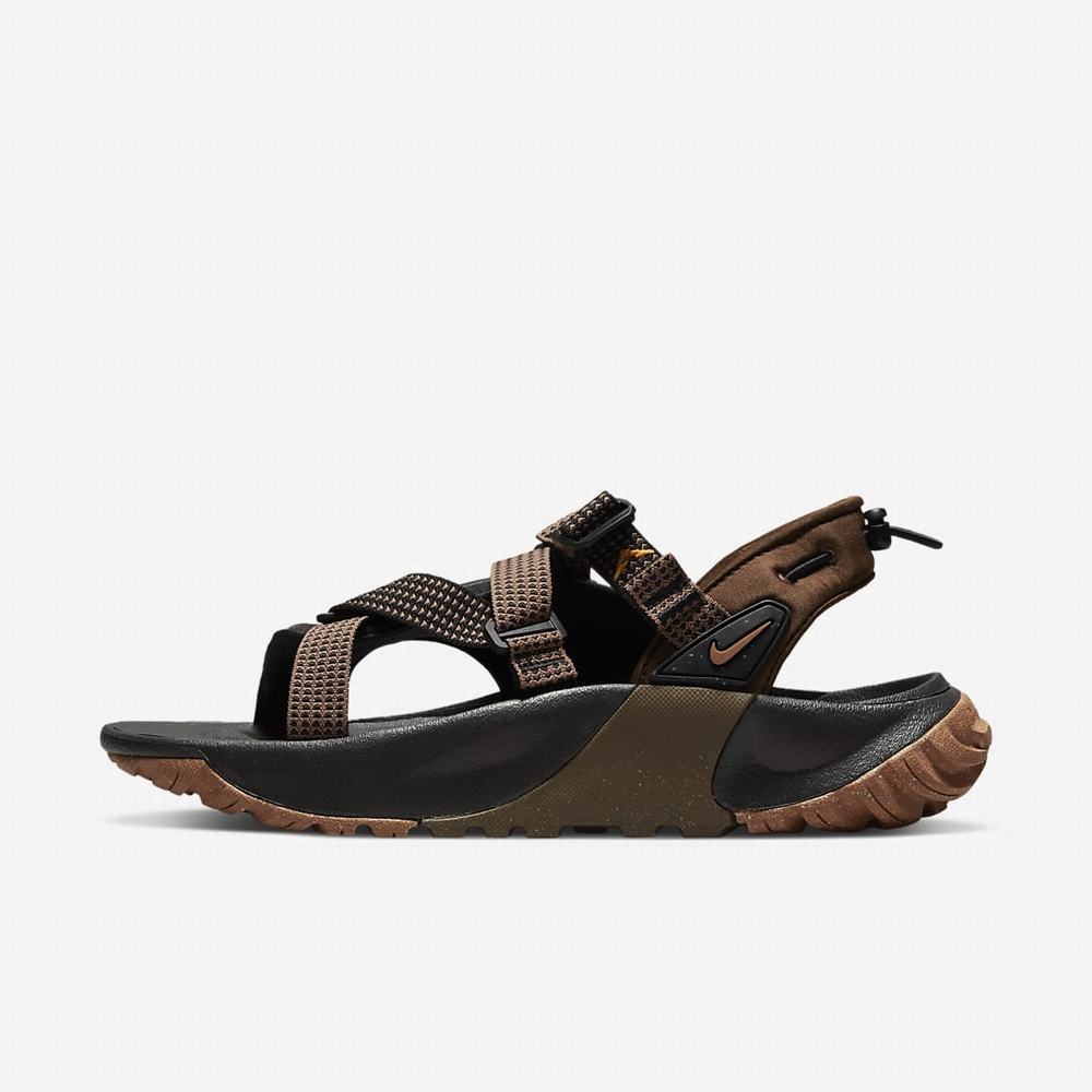 Nike Oneonta Férfi Szandál Fekete Barna | NI6401-C31