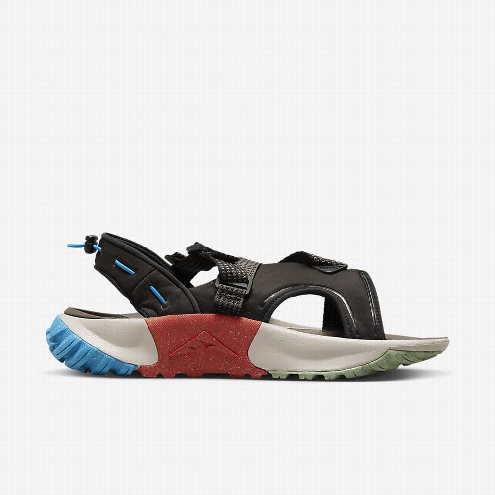 Nike Oneonta Férfi Szandál Fekete Szürke Kék Zöld | NI3502-T38