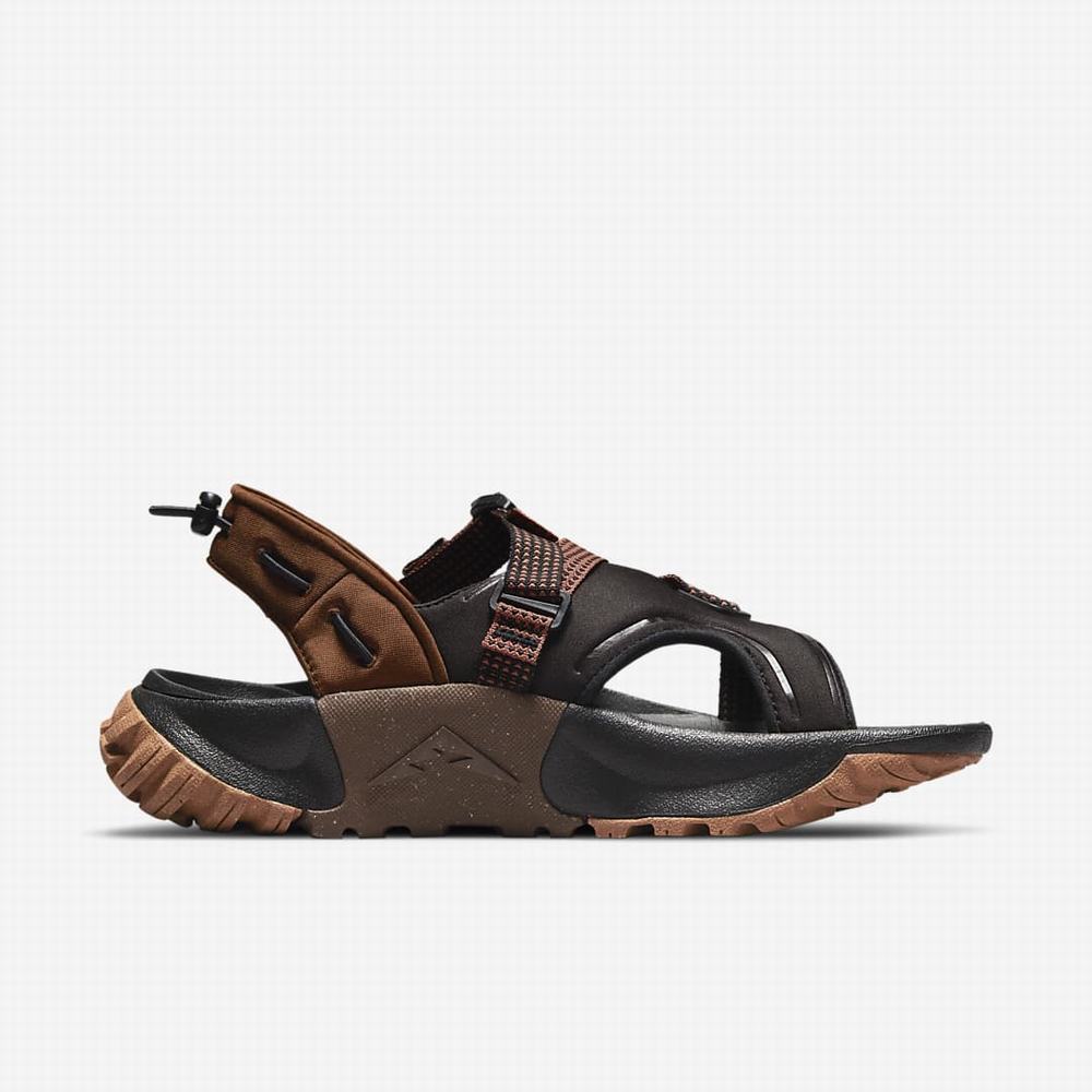 Nike Oneonta Női Szandál Fekete Barna | NI6730-W83