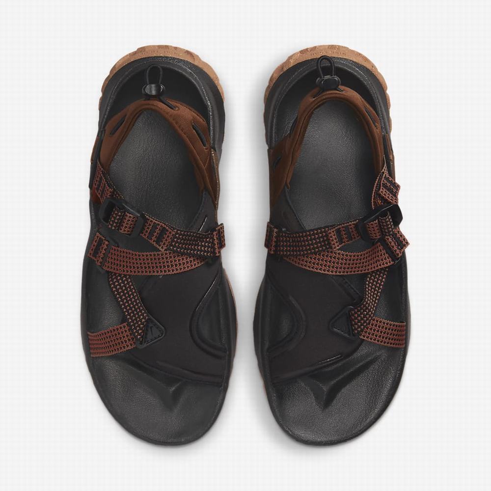 Nike Oneonta Női Szandál Fekete Barna | NI6730-W83