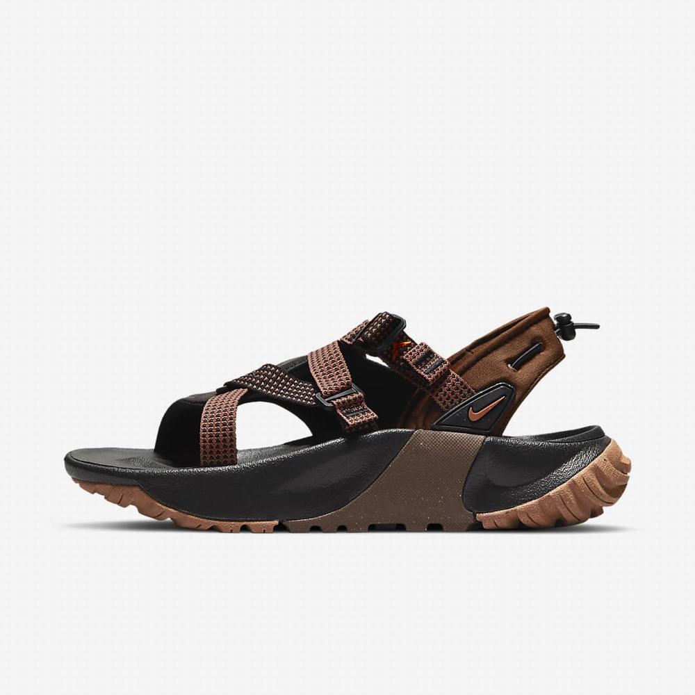 Nike Oneonta Női Szandál Fekete Barna | NI6730-W83