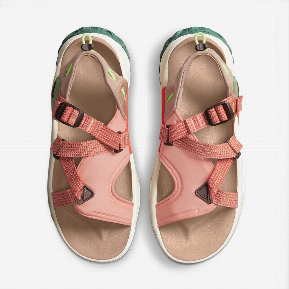 Nike Oneonta Női Szandál Rózsaszín Narancssárga Sárga Barna | NI3586-Z19