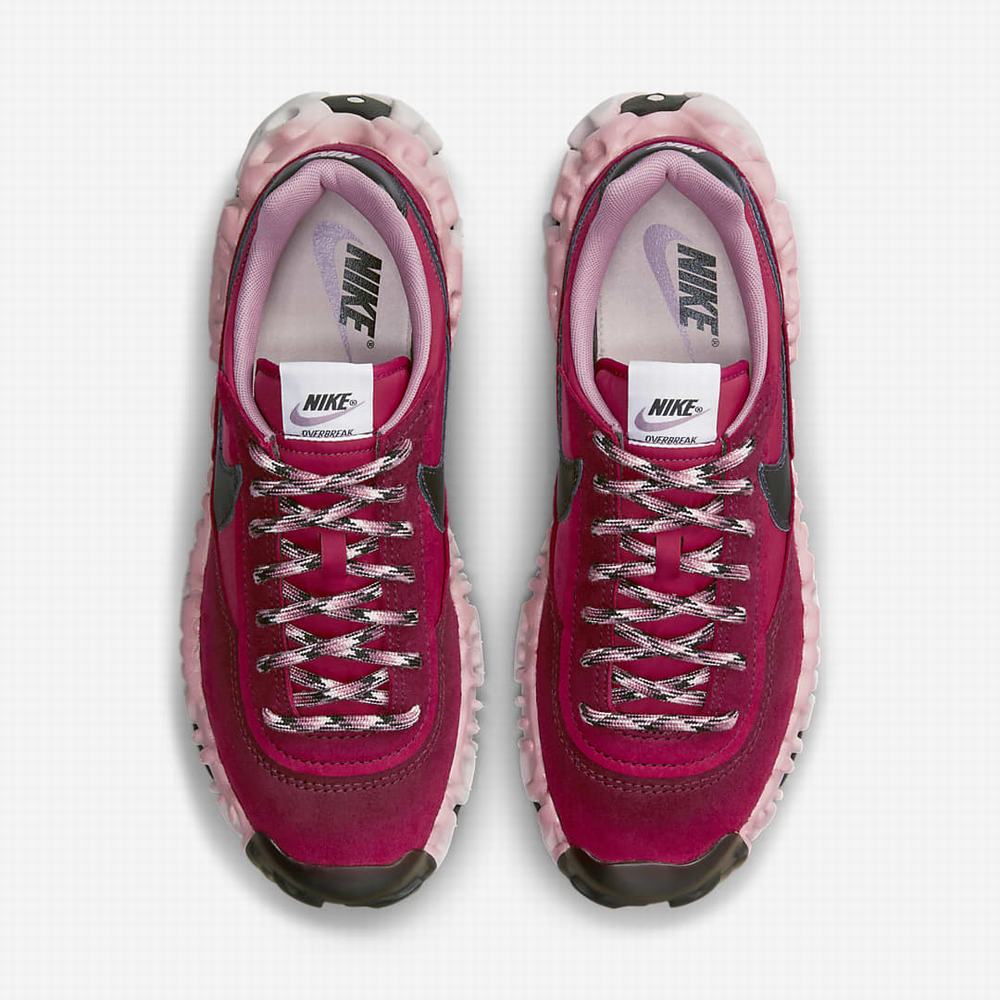 Nike OverBreak SP Férfi Utcai Cipő Sötétpiros Platina Lila Fekete | NI1739-S09
