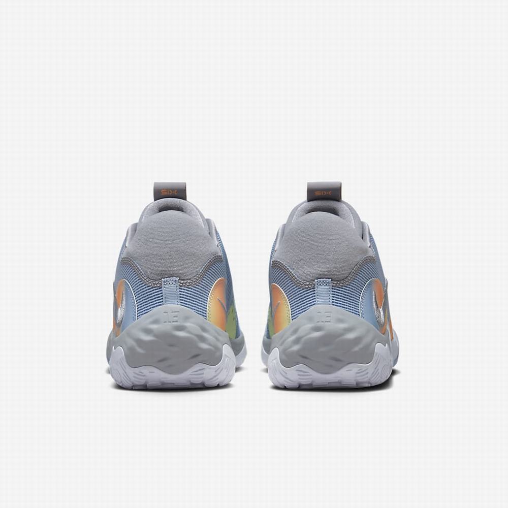 Nike PG 6 Férfi Kosárlabda Cipő Kék Krém Szürke | NI5937-B89