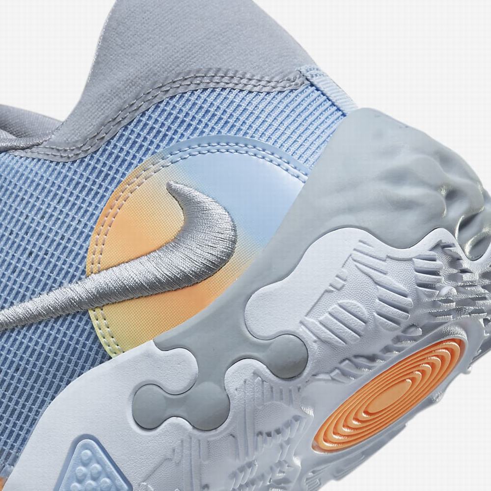 Nike PG 6 Férfi Kosárlabda Cipő Kék Krém Szürke | NI5937-B89