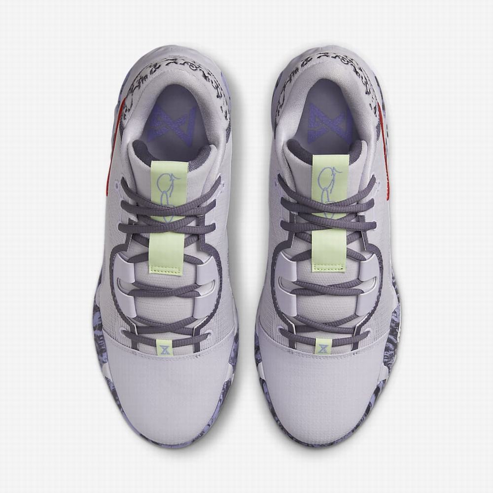 Nike PG 6 Férfi Kosárlabda Cipő Lila Világos Piros | NI2309-V16