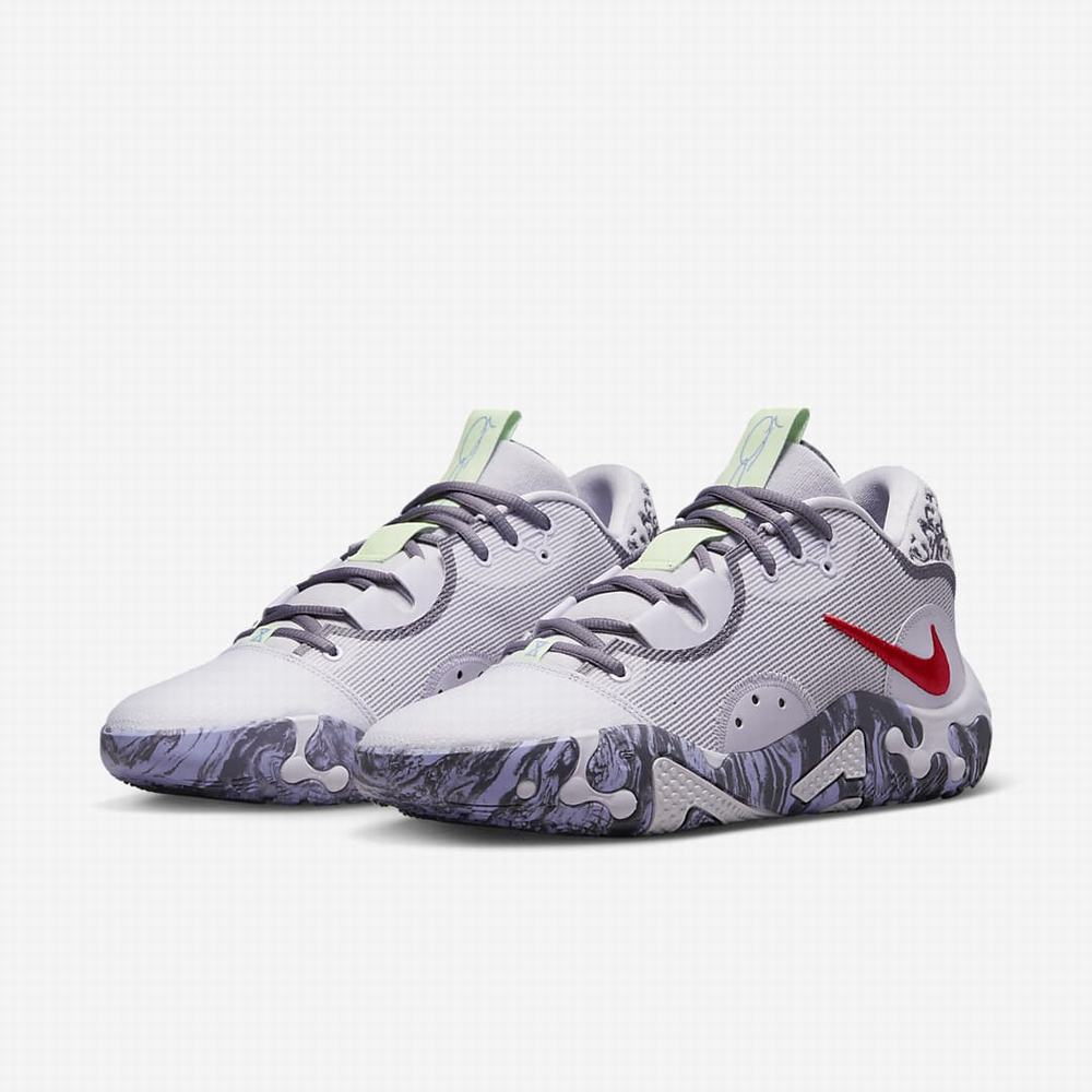 Nike PG 6 Férfi Kosárlabda Cipő Lila Világos Piros | NI2309-V16