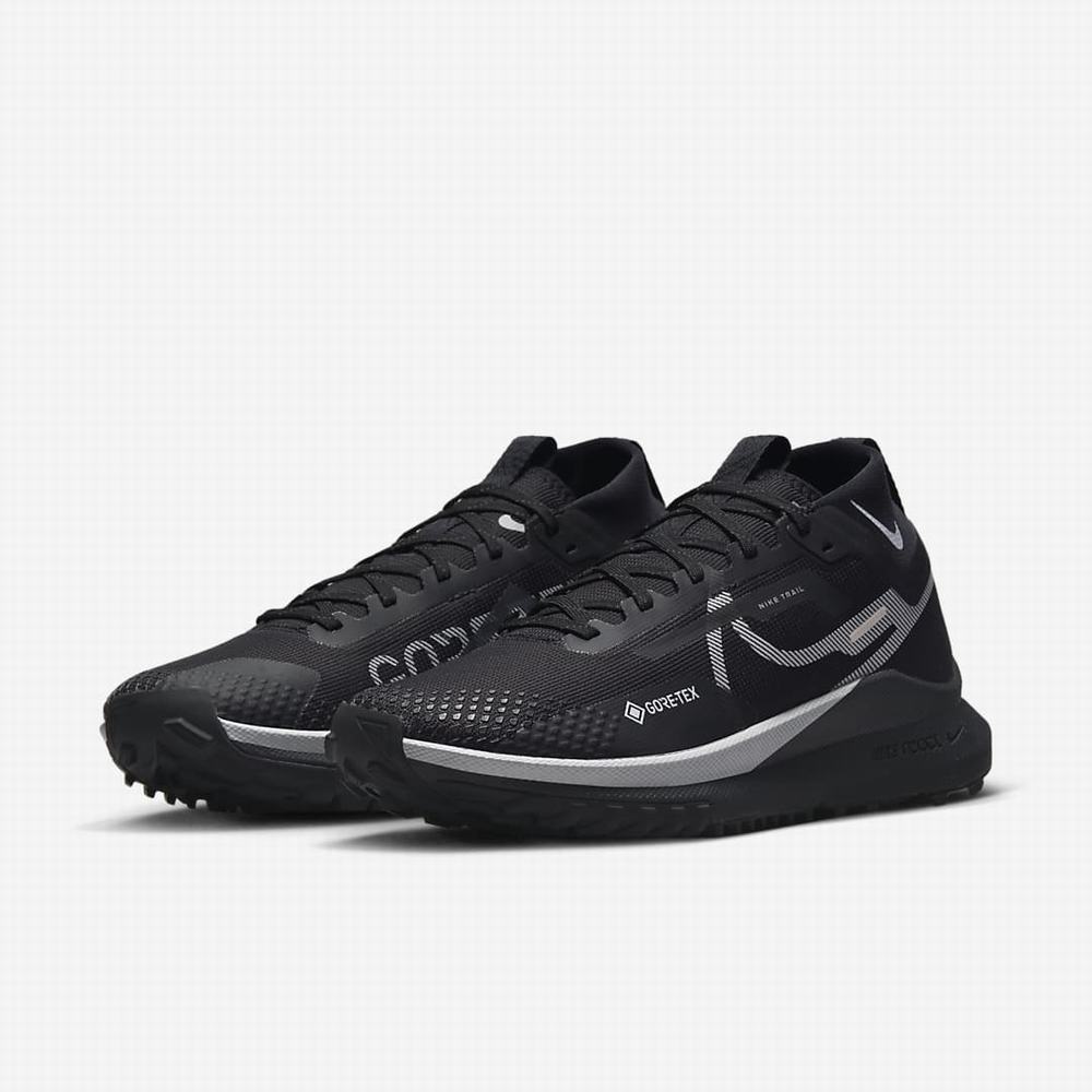 Nike Pegasus Trail 4 GORE-TEX Női Futócipő Fekete Titán Szürke | NI2096-E41