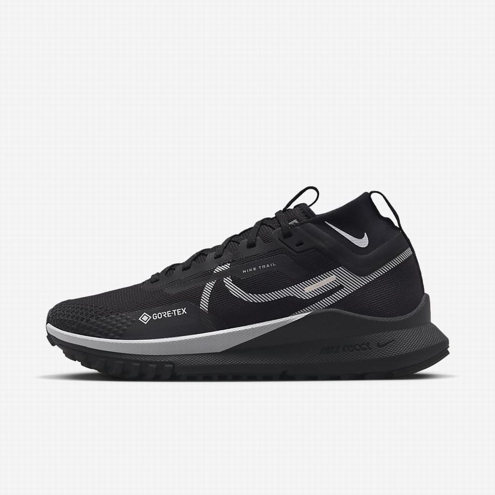 Nike Pegasus Trail 4 GORE-TEX Női Futócipő Fekete Titán Szürke | NI2096-E41