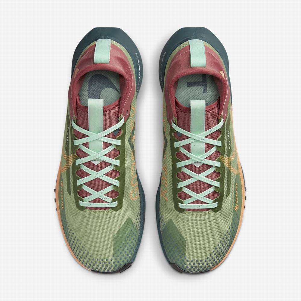Nike Pegasus Trail 4 GORE-TEX Női Futócipő Menta Narancssárga | NI3624-R35