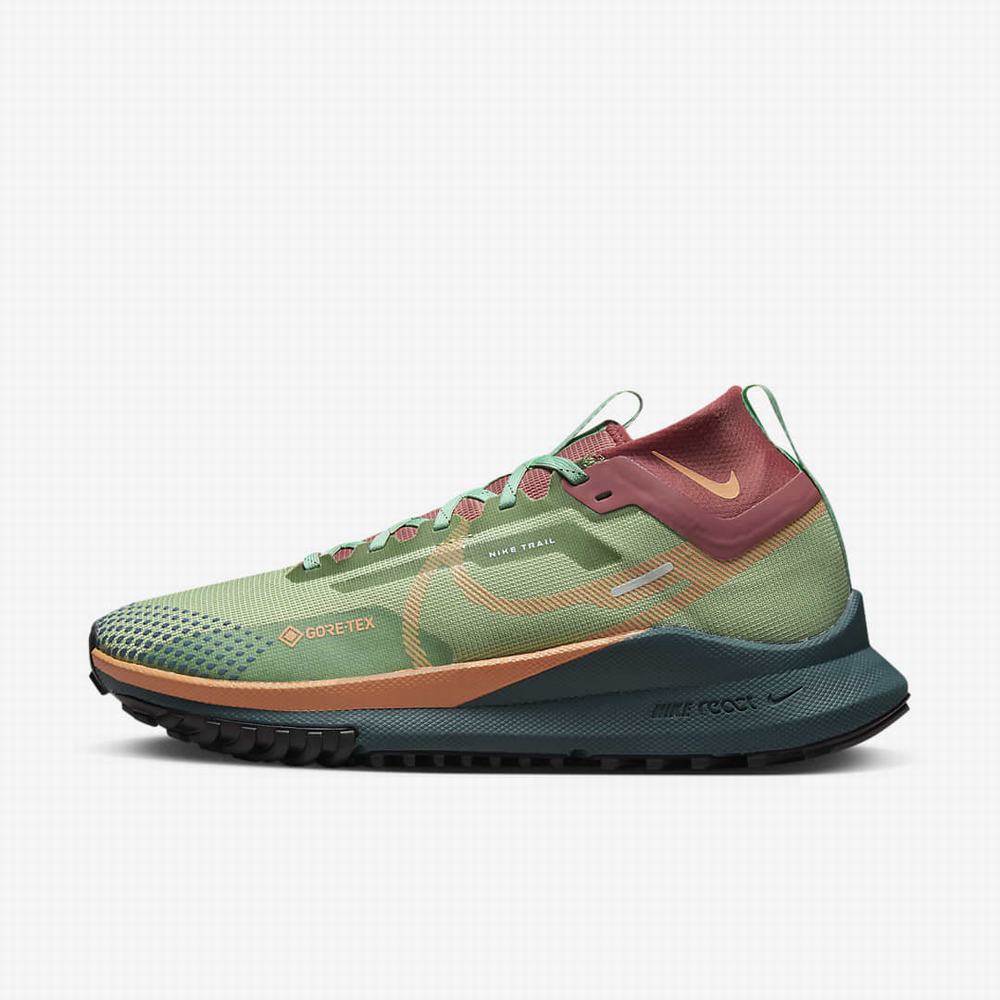 Nike Pegasus Trail 4 GORE-TEX Női Futócipő Menta Narancssárga | NI3624-R35