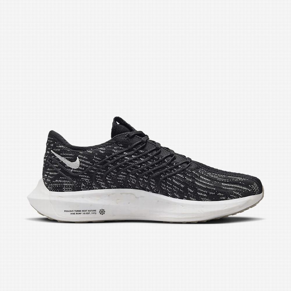 Nike Pegasus Turbo Next Nature Női Futócipő Fekete | NI8192-P36