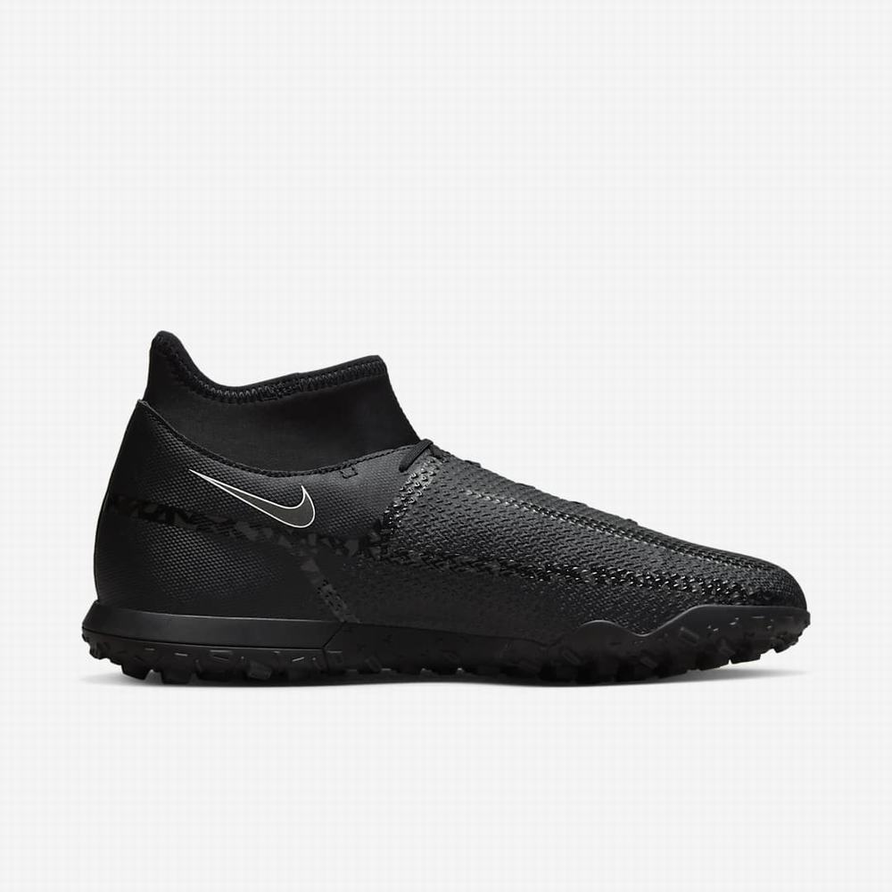 Nike Phantom GT2 Club Dynamic Fit TF Férfi Focicipő Fekete Világos Piros Fehér | NI2387-J61
