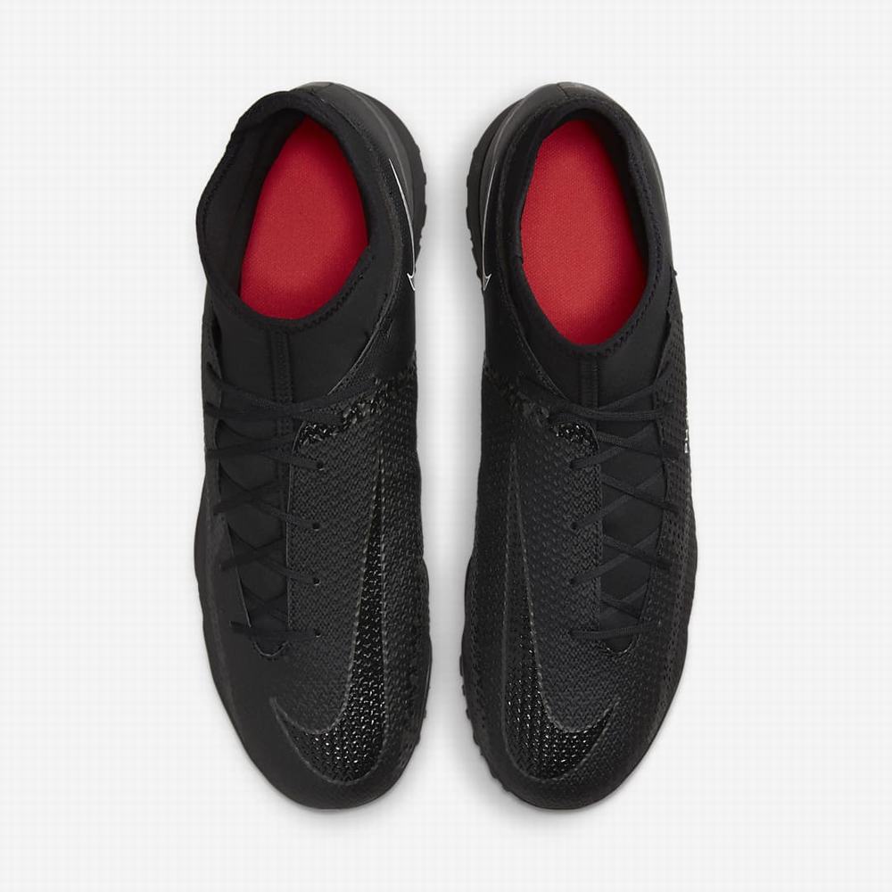 Nike Phantom GT2 Club Dynamic Fit TF Férfi Focicipő Fekete Világos Piros Fehér | NI2387-J61