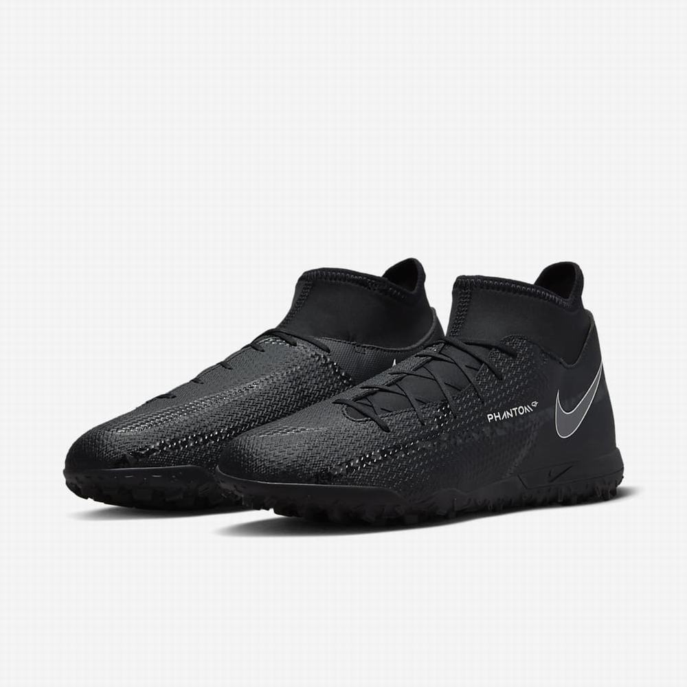 Nike Phantom GT2 Club Dynamic Fit TF Férfi Focicipő Fekete Világos Piros Fehér | NI2387-J61