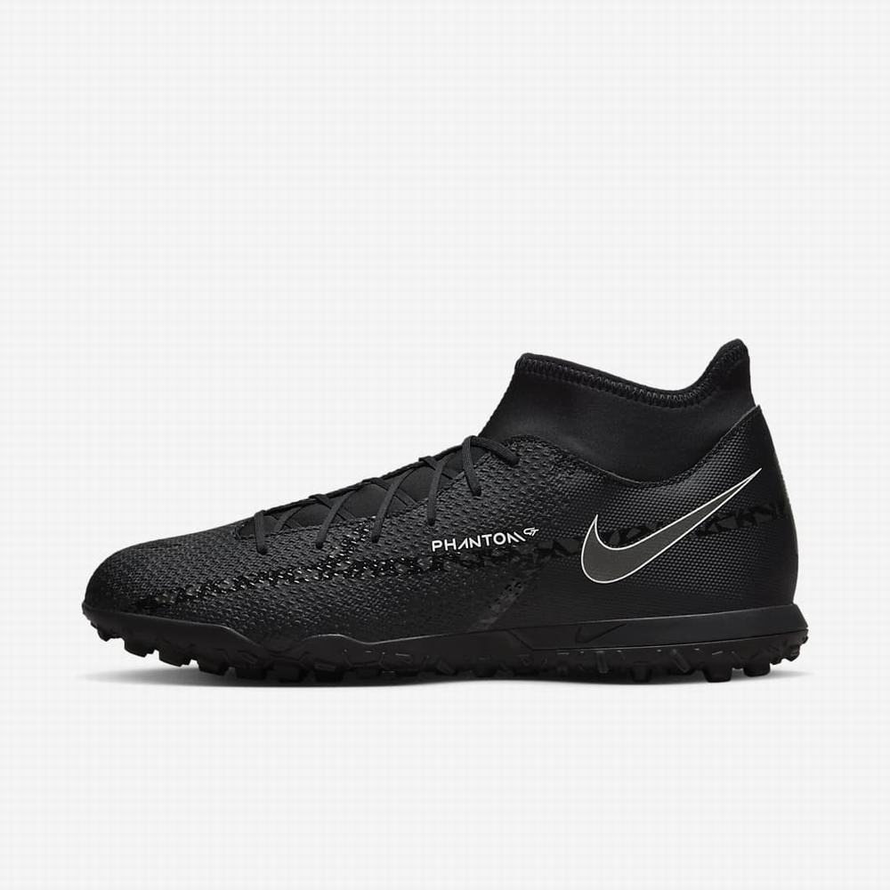 Nike Phantom GT2 Club Dynamic Fit TF Férfi Focicipő Fekete Világos Piros Fehér | NI2387-J61