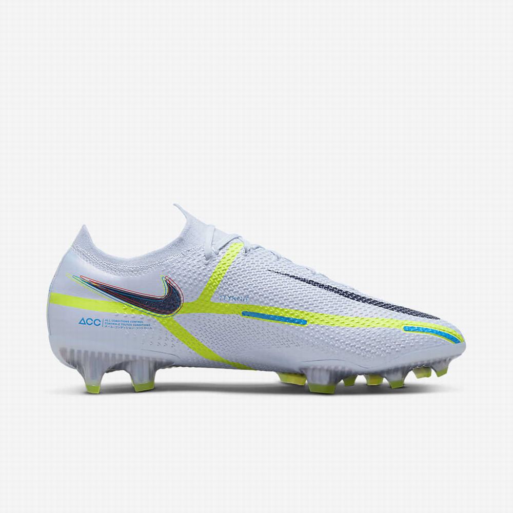 Nike Phantom GT2 Elite FG Firm-Ground Női Focicipő Szürke Fekete Kék | NI6123-V17