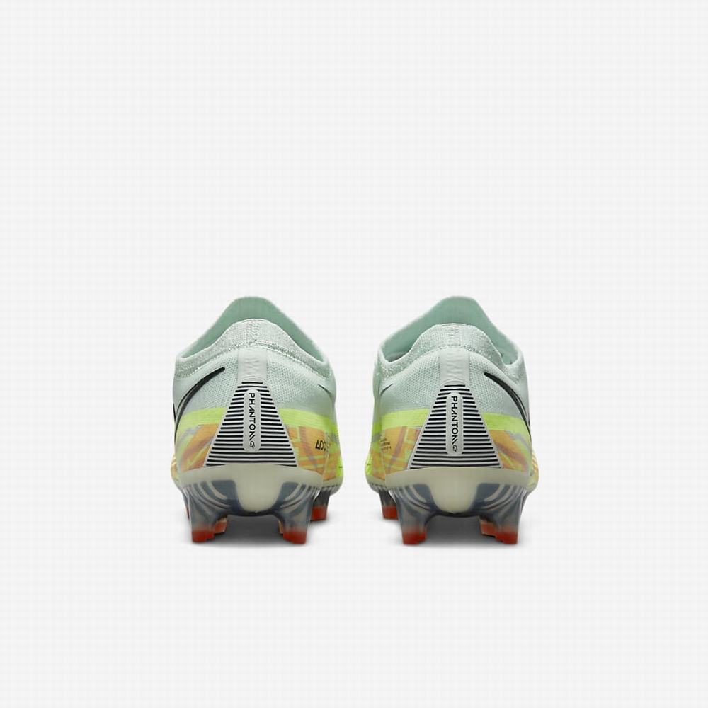 Nike Phantom GT2 Elite FG Firm-Ground Női Focicipő Zöld Narancssárga Fekete Kék | NI6871-B24