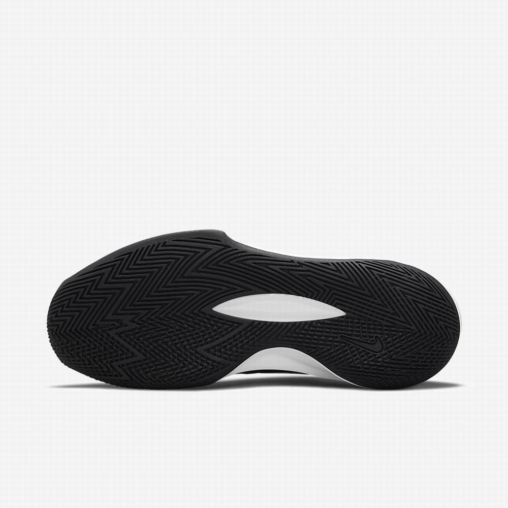 Nike Precision 5 Férfi Kosárlabda Cipő Fekete Sötétszürke Fehér | NI9385-B92