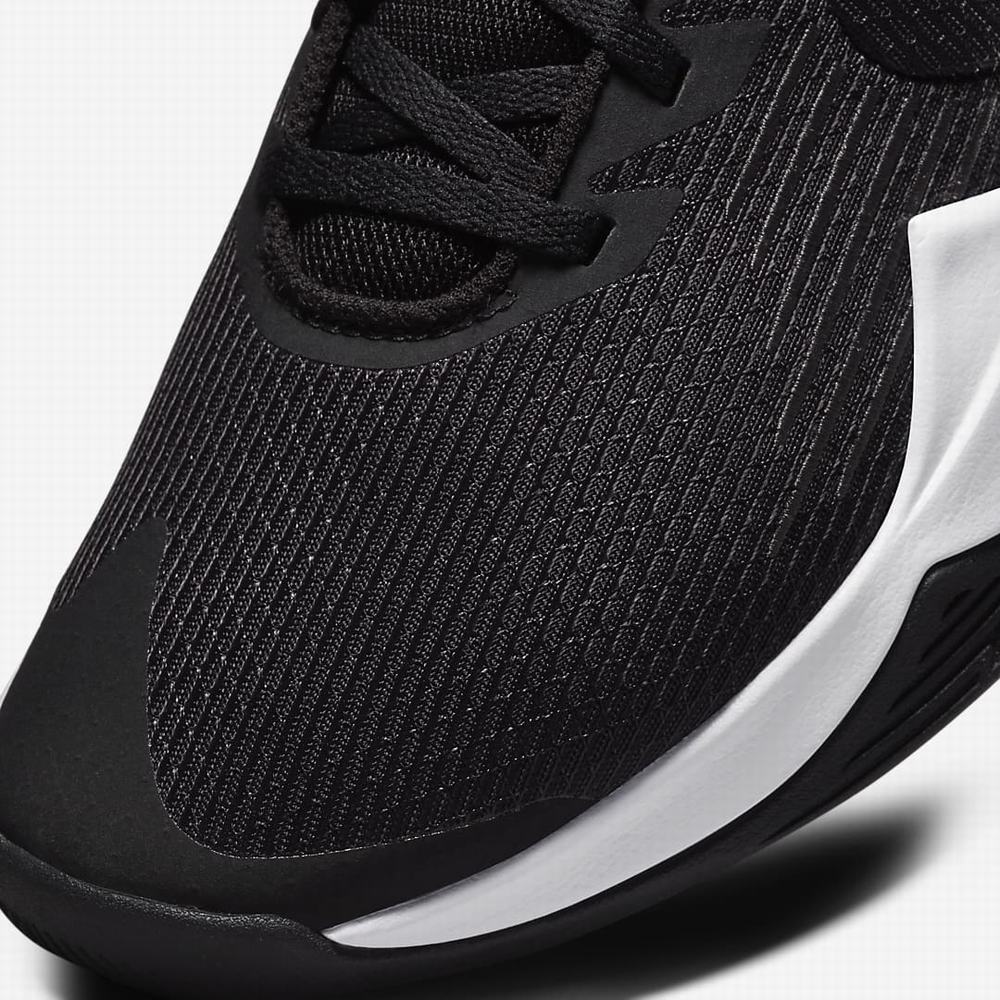 Nike Precision 5 Férfi Kosárlabda Cipő Fekete Sötétszürke Fehér | NI9385-B92
