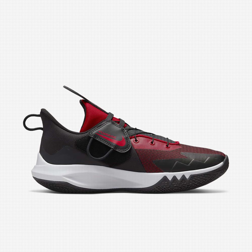 Nike Precision 6 FlyEase Női Kosárlabda Cipő Fekete Piros | NI1692-T98