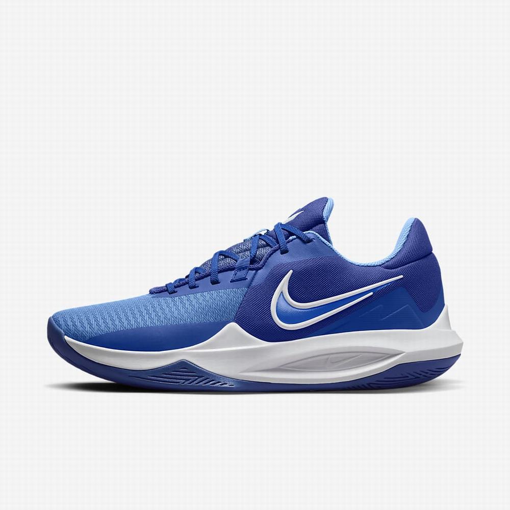 Nike Precision 6 Férfi Kosárlabda Cipő Királykék Kék Fehér | NI5914-L68