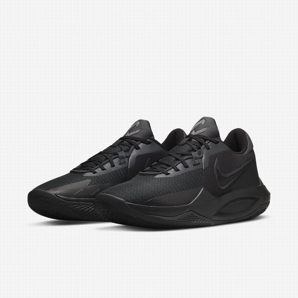 Nike Precision 6 Női Kosárlabda Cipő Fekete Sötétszürke | NI0423-Y74