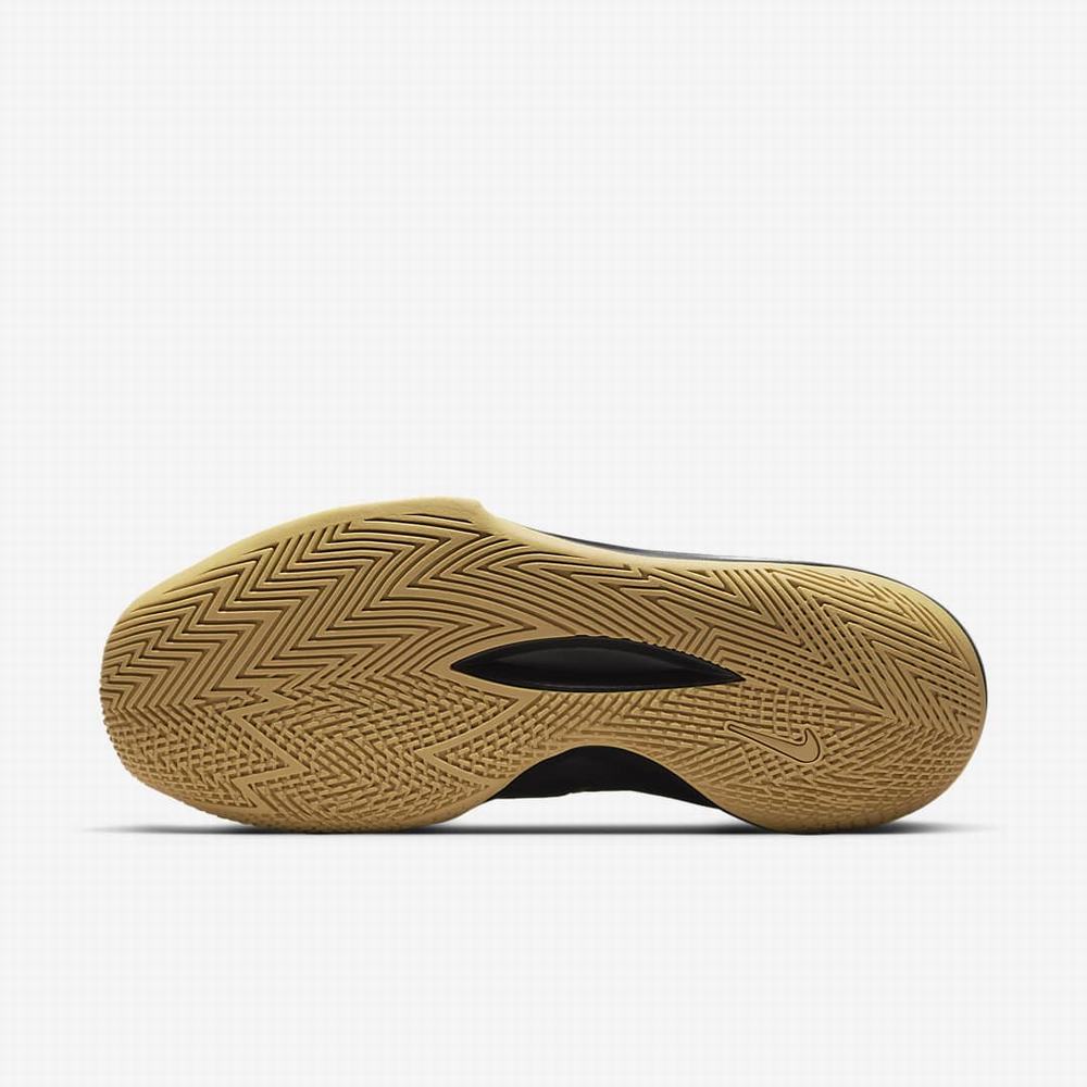 Nike Precision 6 Női Kosárlabda Cipő Fekete Metal Arany | NI5136-P21