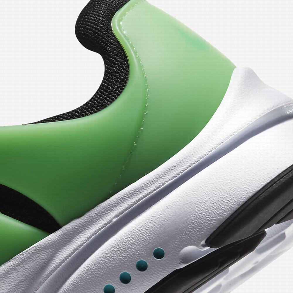 Nike Presto Gyerek Utcai Cipő Fekete Fehér Zöld Rózsaszín | NI1784-K02
