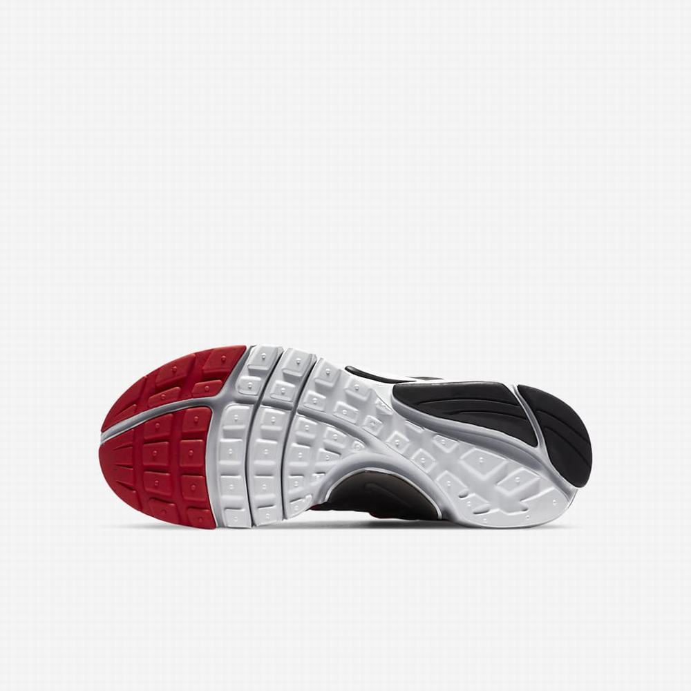 Nike Presto Gyerek Utcai Cipő Piros Fekete Szürke Fekete | NI4376-L73