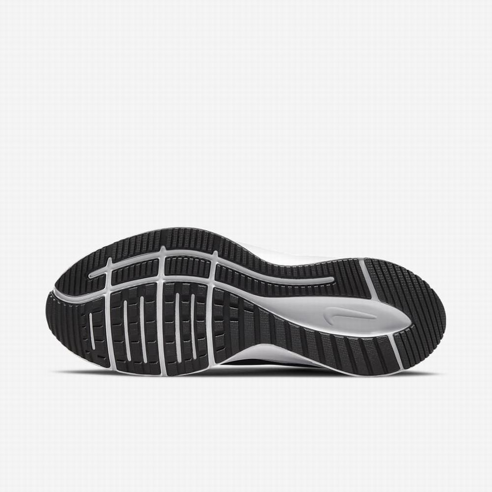 Nike Quest 4 Női Futócipő Fekete Sötétszürke Fehér | NI7405-T56