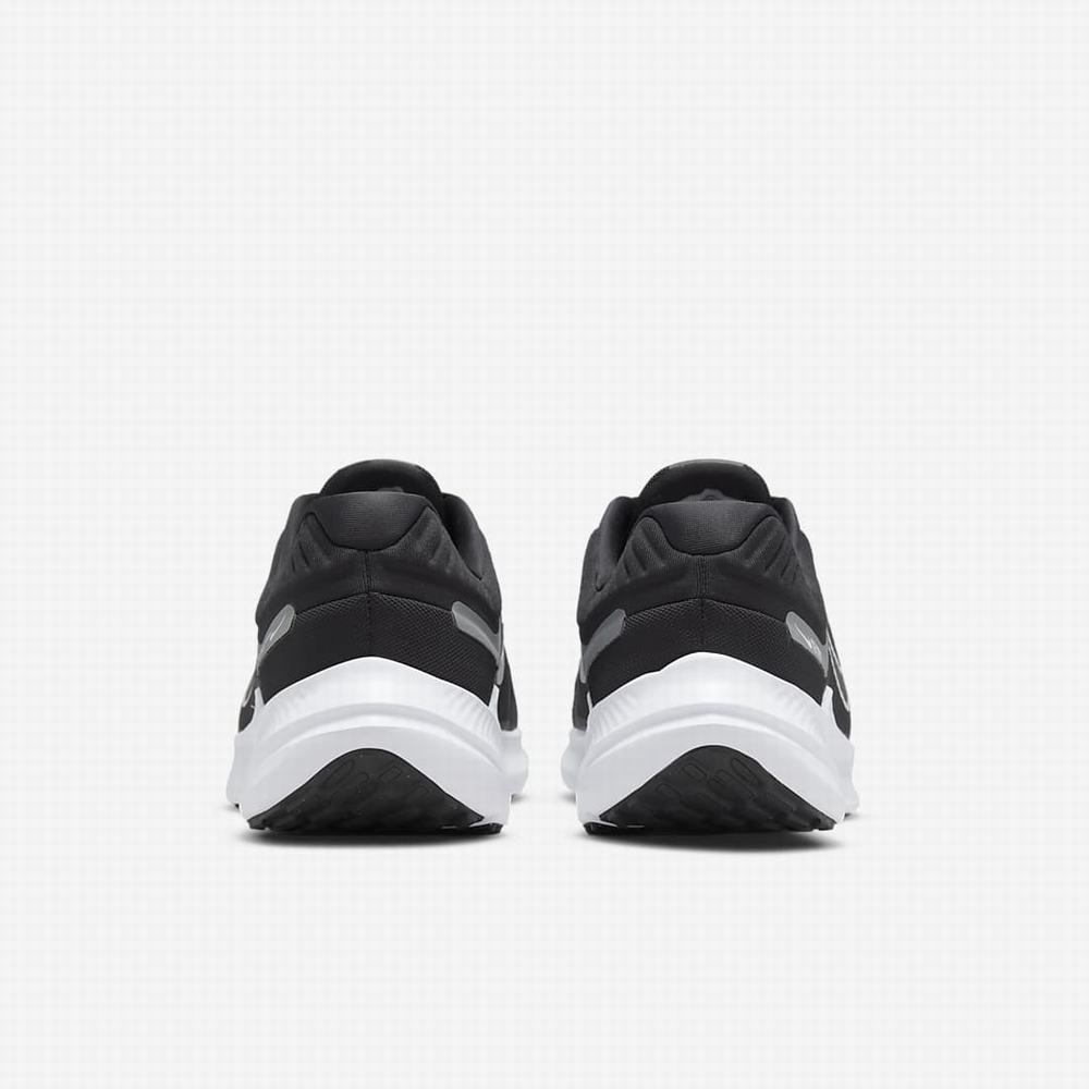 Nike Quest 5 Férfi Futócipő Fekete Szürke Sötétszürke Fehér | NI6913-R61
