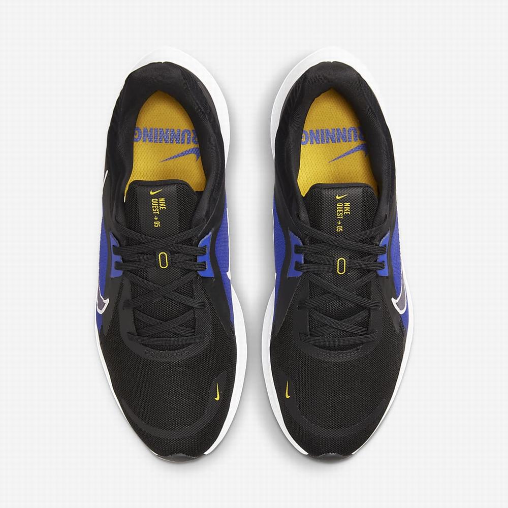 Nike Quest 5 Női Futócipő Fekete Fehér | NI1842-R93