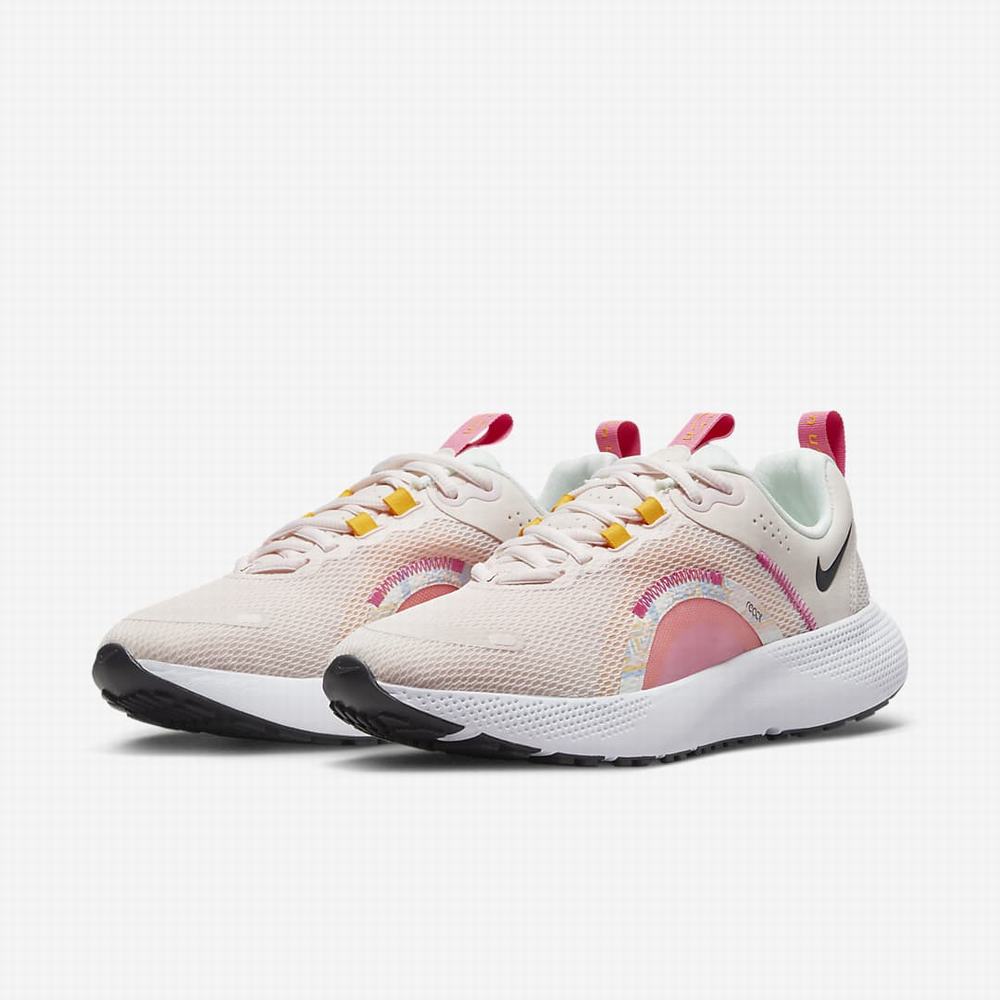 Nike React Escape Run 2 Premium Női Futócipő Világos Rózsaszín Arany Sötétszürke | NI5021-J72