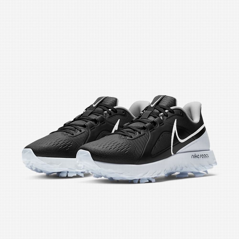 Nike React Infinity Pro Női Golf Cipő Fekete Metal Platina Fehér | NI8453-A95