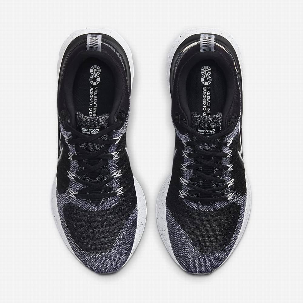 Nike React Infinity Run Flyknit 2 Női Futócipő Fehér Fekete | NI1679-U95