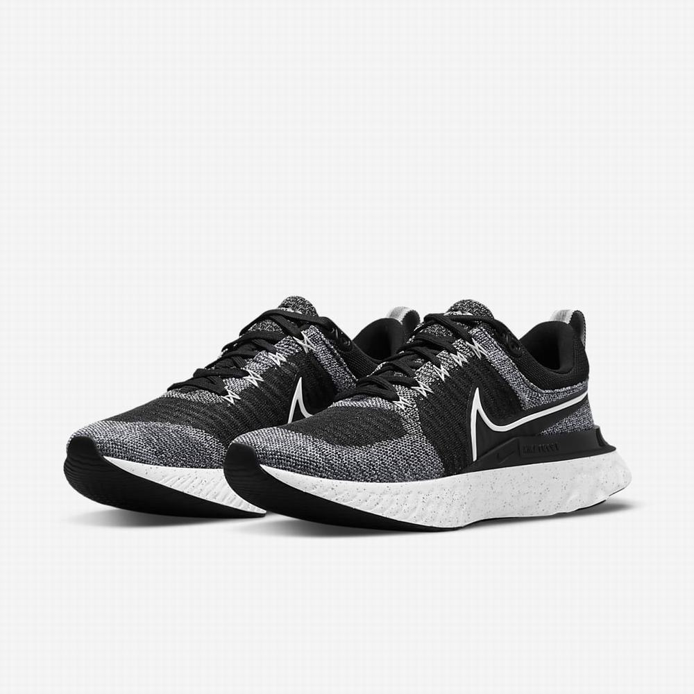 Nike React Infinity Run Flyknit 2 Női Futócipő Fehér Fekete | NI1679-U95