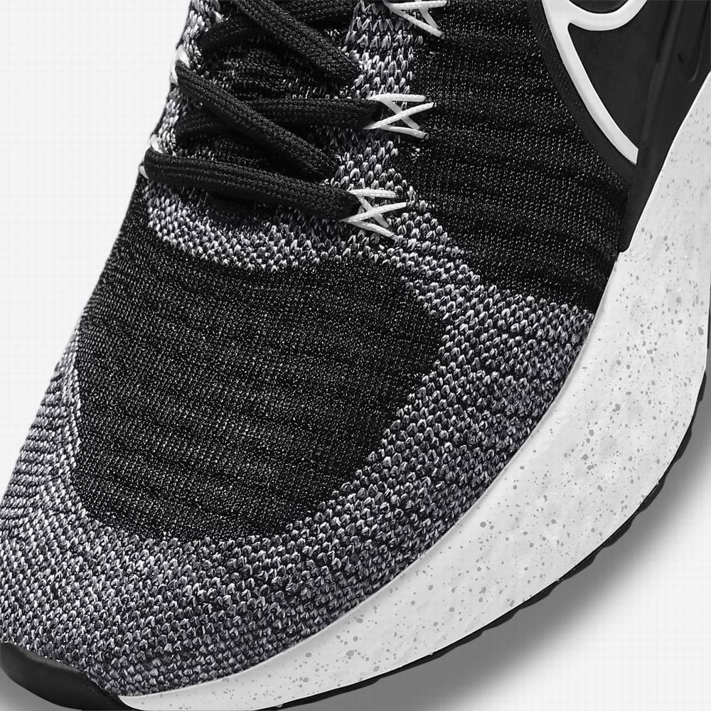 Nike React Infinity Run Flyknit 2 Női Futócipő Fehér Fekete | NI1679-U95
