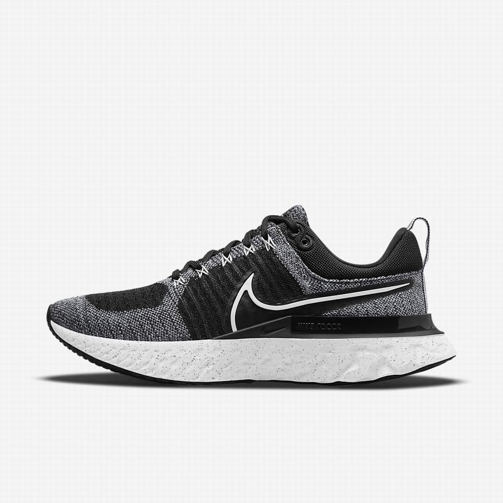 Nike React Infinity Run Flyknit 2 Női Futócipő Fehér Fekete | NI1679-U95