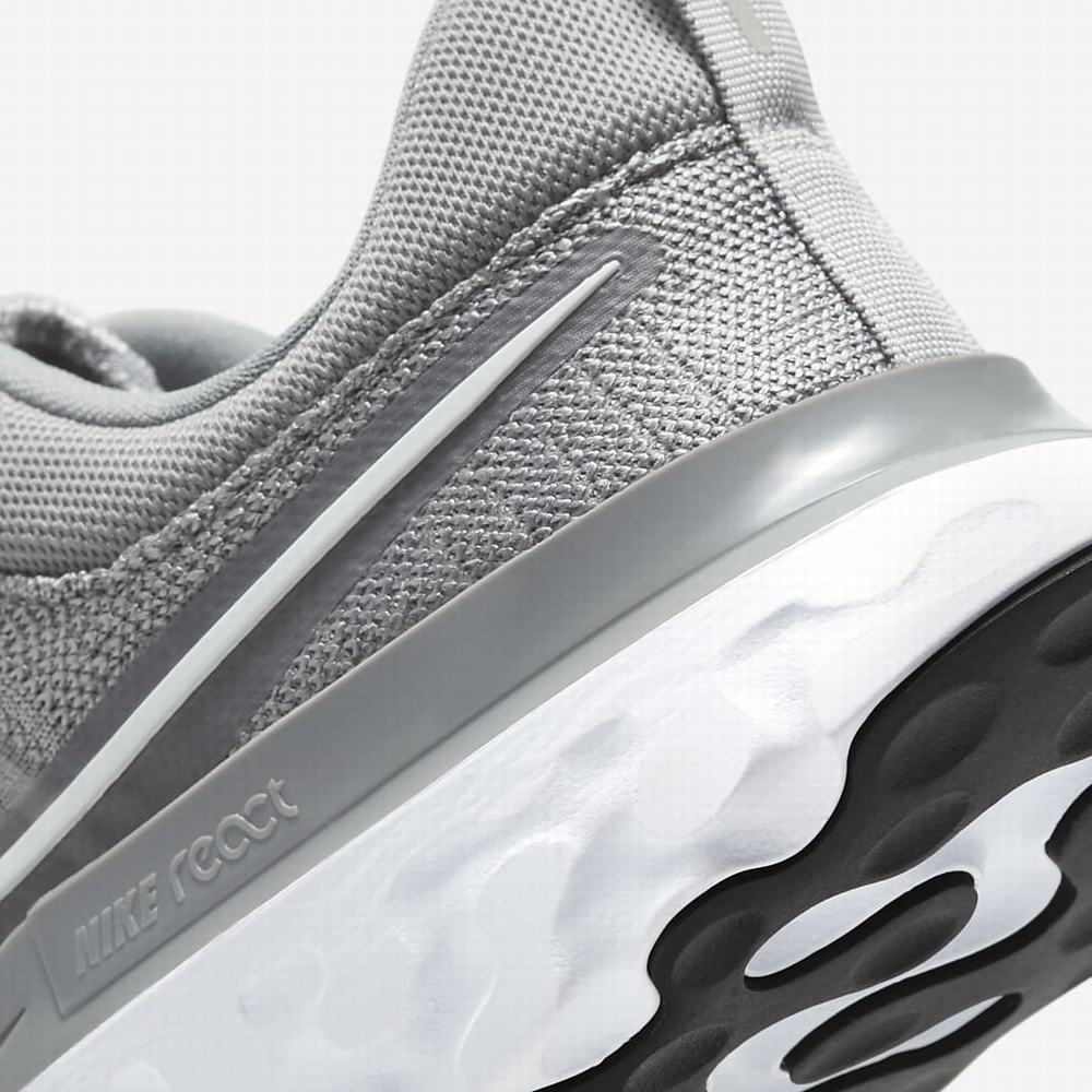 Nike React Infinity Run Flyknit 2 Női Futócipő Szürke Szürke Fekete Fehér | NI1923-P79