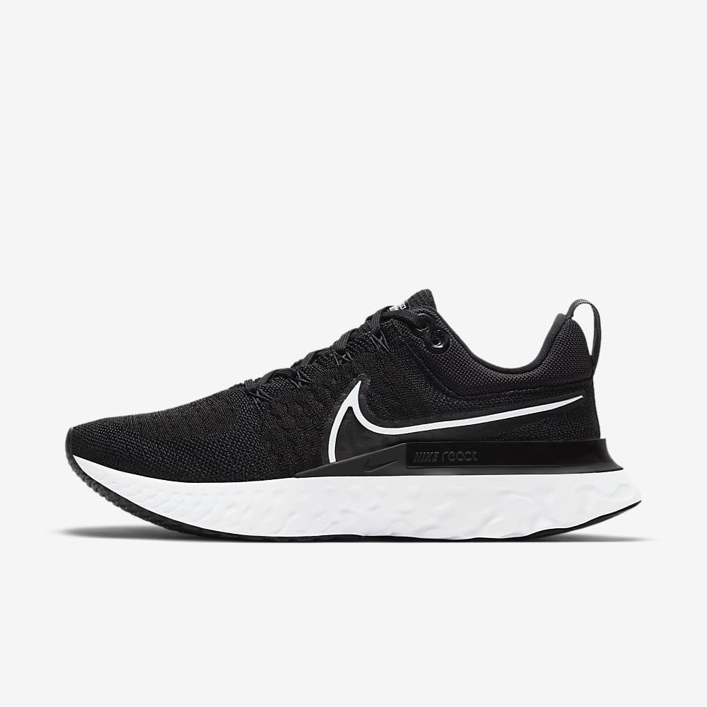 Nike React Infinity Run Flyknit 2 Női Futócipő Fekete Fehér | NI9756-Z74