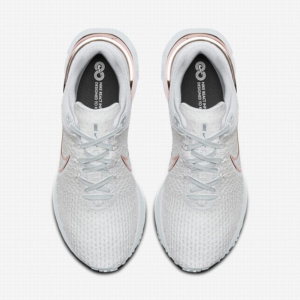 Nike React Infinity Run Flyknit 3 By You Női Futócipő Színes | NI0581-J08
