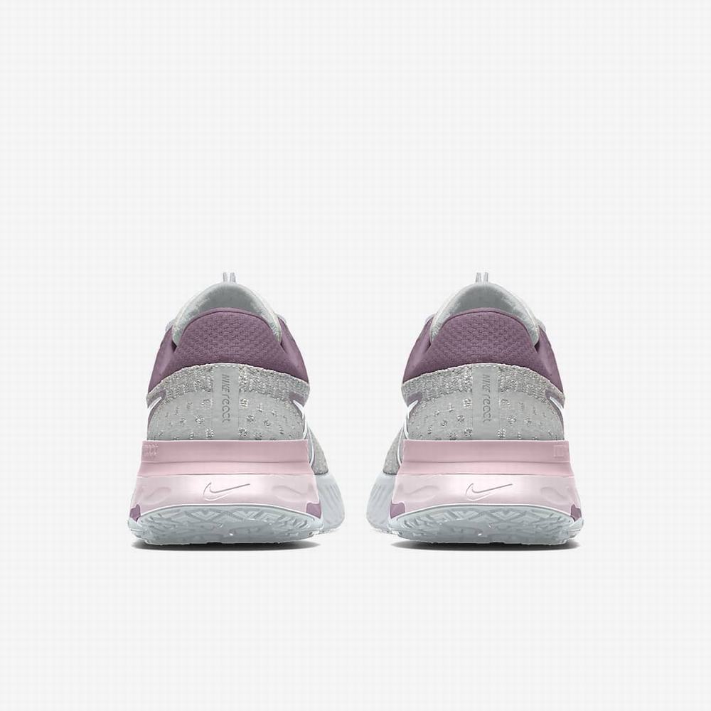Nike React Infinity Run Flyknit 3 By You Női Futócipő Színes | NI8360-G02