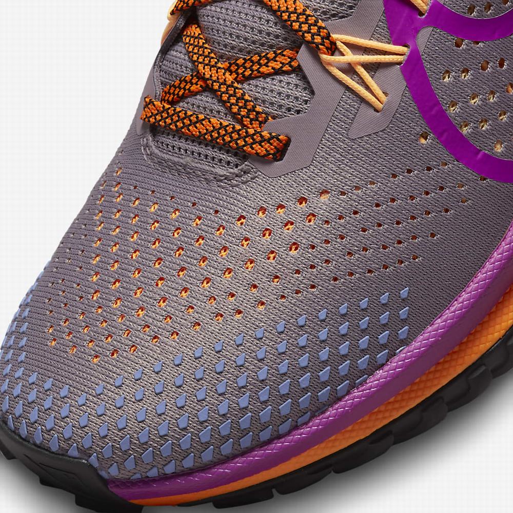 Nike React Pegasus Trail 4 Női Futócipő Lila Narancssárga Krém Lila | NI0742-J34